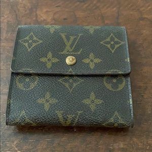 LOUIS VUITTON Porutomone Bie cult Credit WALLET